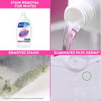 Vanish White Liquid Stain Remover 495ml x 4pcs  – Powerful Laundry Care