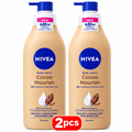 Nivea Cocoa Butter Body Lotion 400ml 2pcs  – 48H Deep Moisture Care