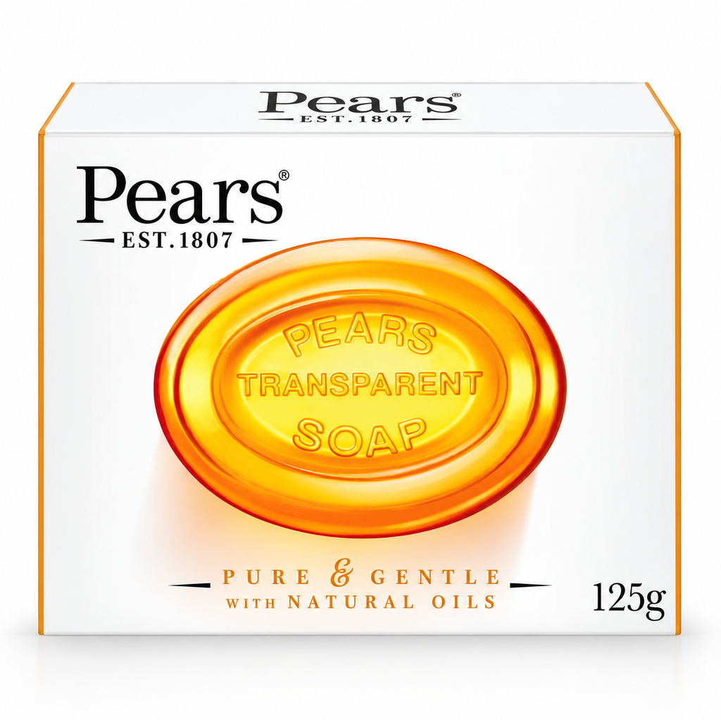 Pears Gentle Cleansing Soap 125g x 6pcs – Mild Daily Skin Care