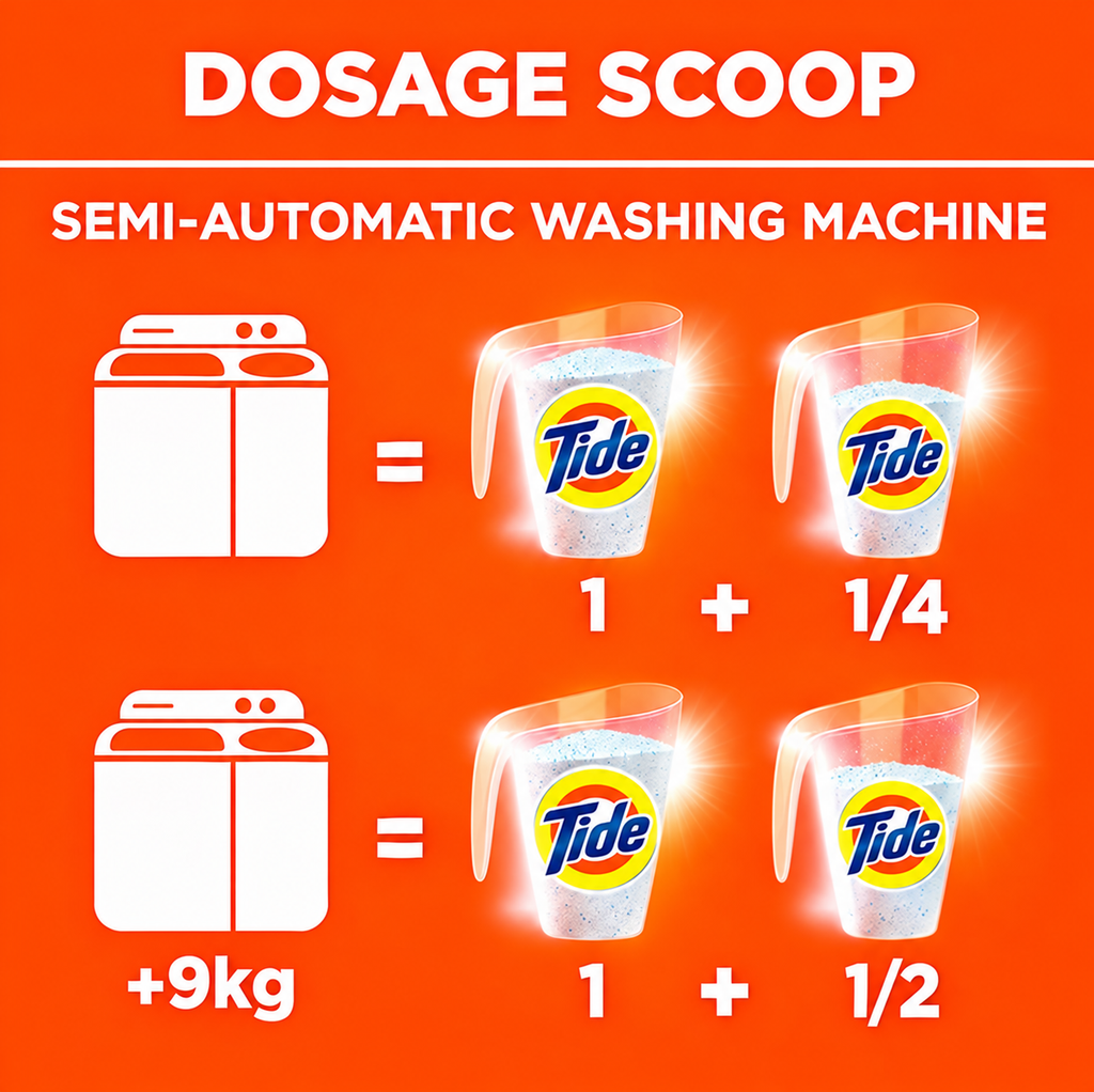 Tide Original Detergent Powder 9kg Value Pack