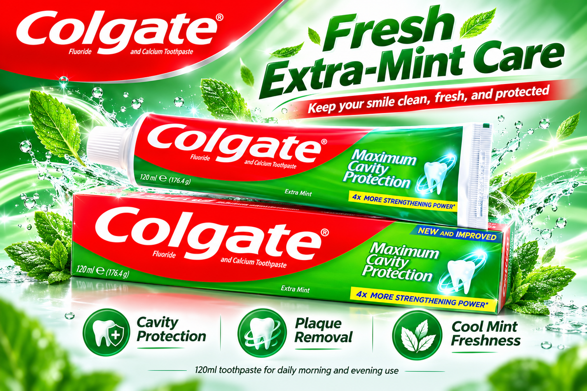Colgate Max Cavity Extra Mint 120ml – Everyday Oral Care