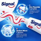 Signal Cavity Fighter 120g x 4pcs– Fluoride Toothpaste for Stronger Teeth
