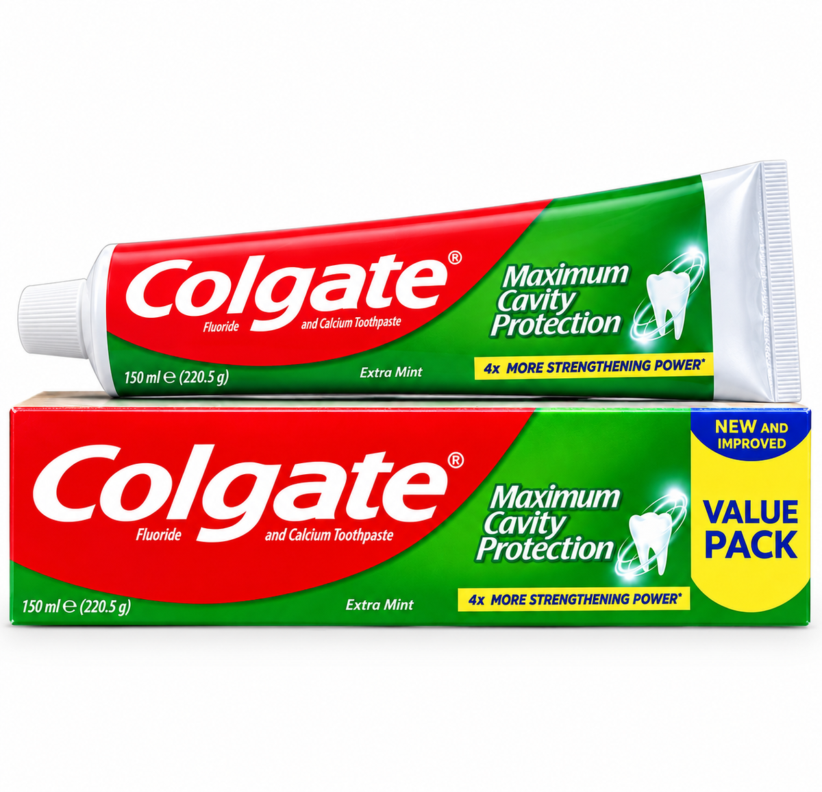 Colgate Max Cavity Extra Mint 150ml x 6pcs  – Strong Teeth & Fresh Breath