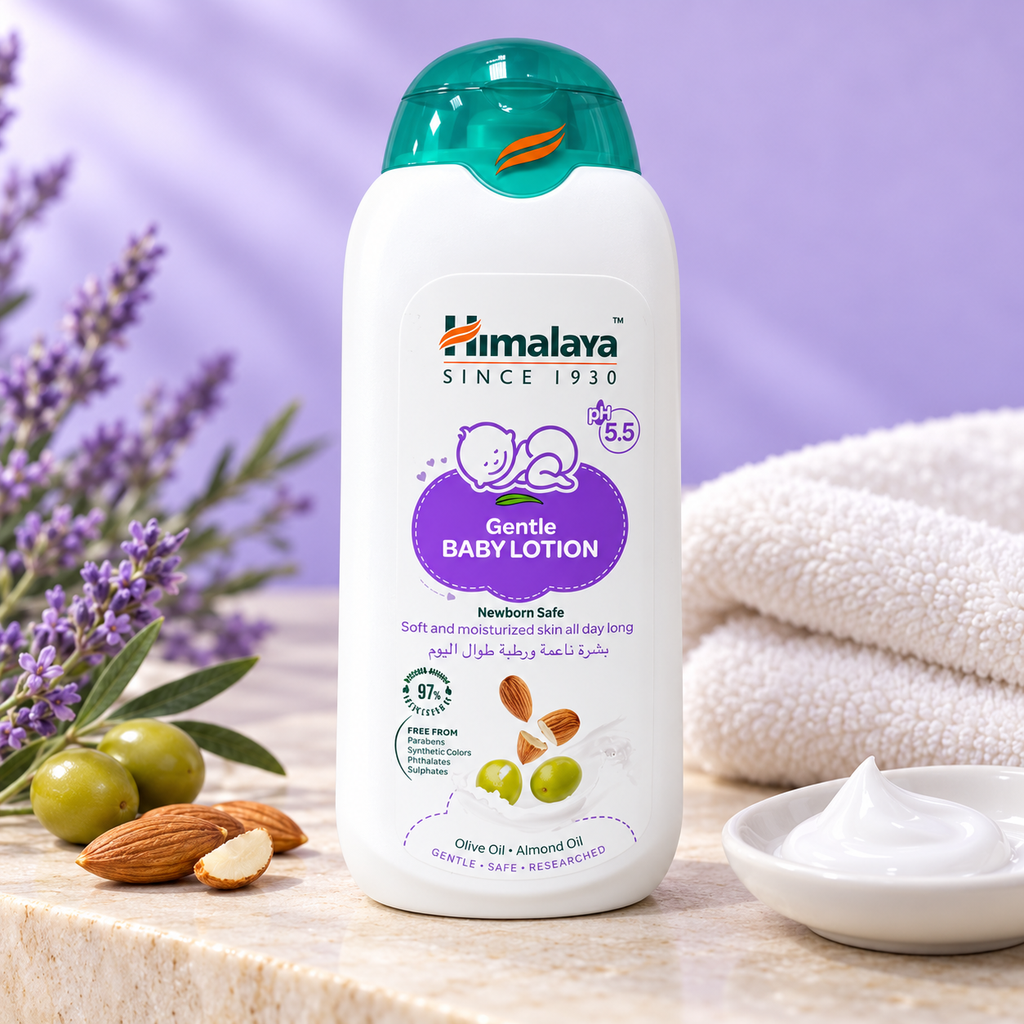 Himalaya Gentle Baby Lotion with Olive & Almond Oils – 200ml (1x3 pcs)