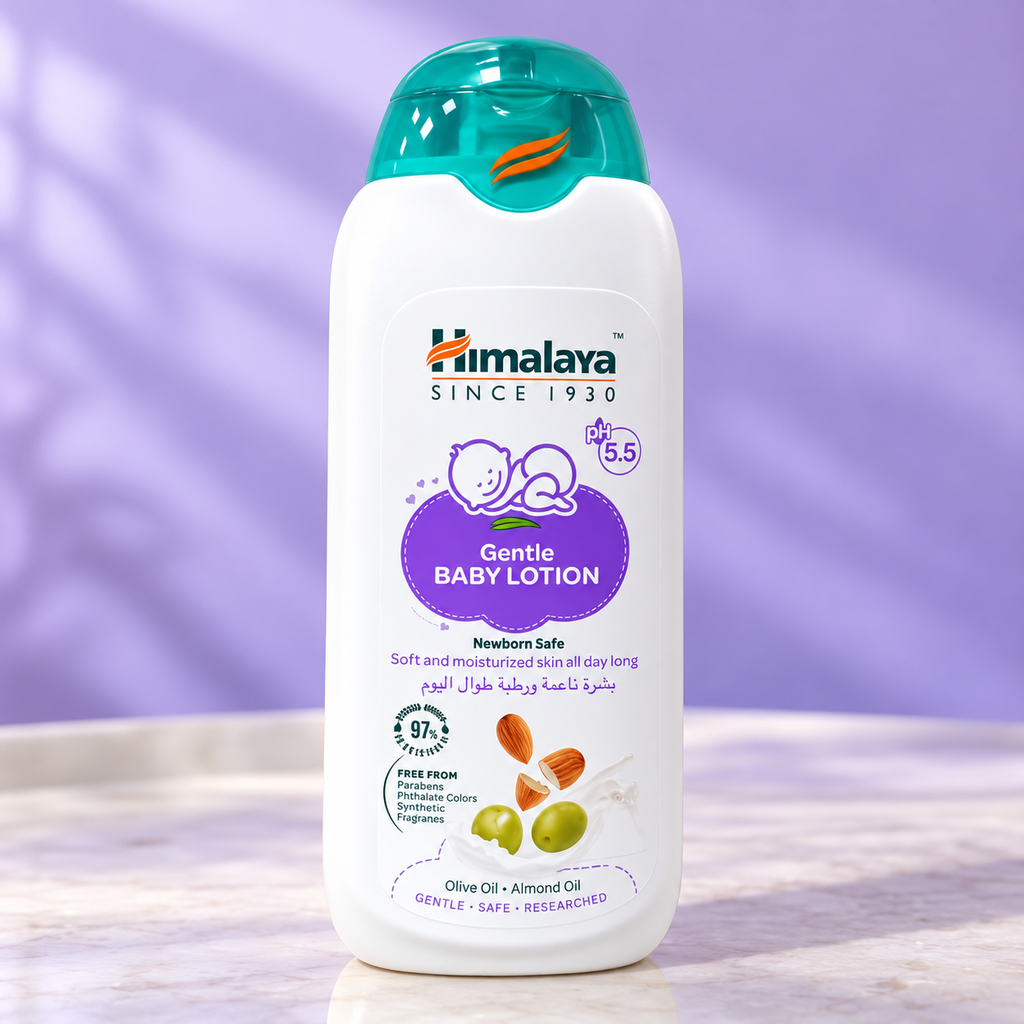 Himalaya Gentle Baby Lotion with Olive & Almond Oils – 200ml (1x3 pcs)