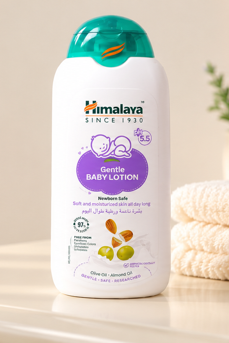 Himalaya Gentle Baby Lotion with Olive & Almond Oils – 200ml (1x3 pcs)
