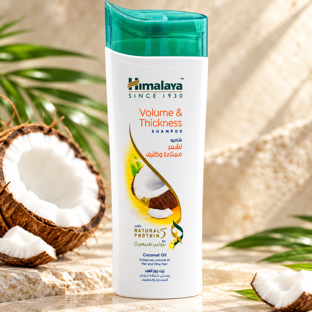 Himalaya Volume & Thickness Shampoo with Coconut Oil, 400ml (1x10pcs)