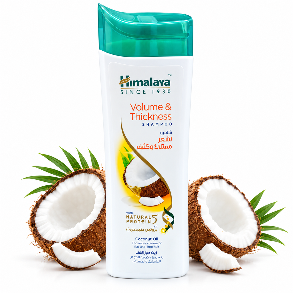 Himalaya Volume & Thickness Shampoo with Coconut Oil, 400ml (1x10pcs)