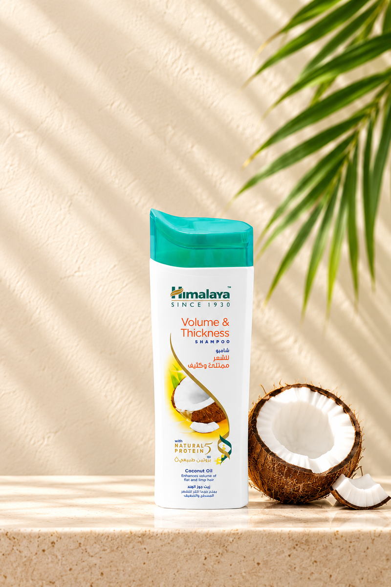 Himalaya Volume & Thickness Shampoo with Coconut Oil, 400ml (1x10pcs)
