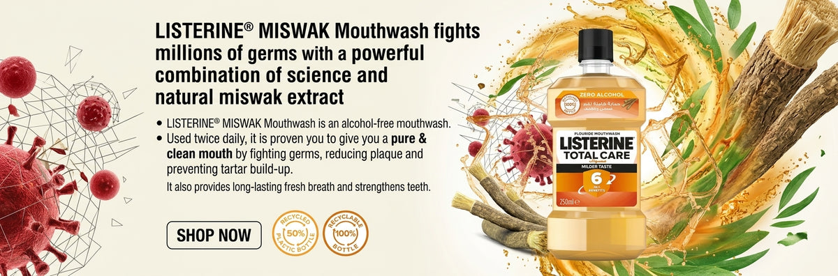 Listerine Mouthwash Miswak 250 ML