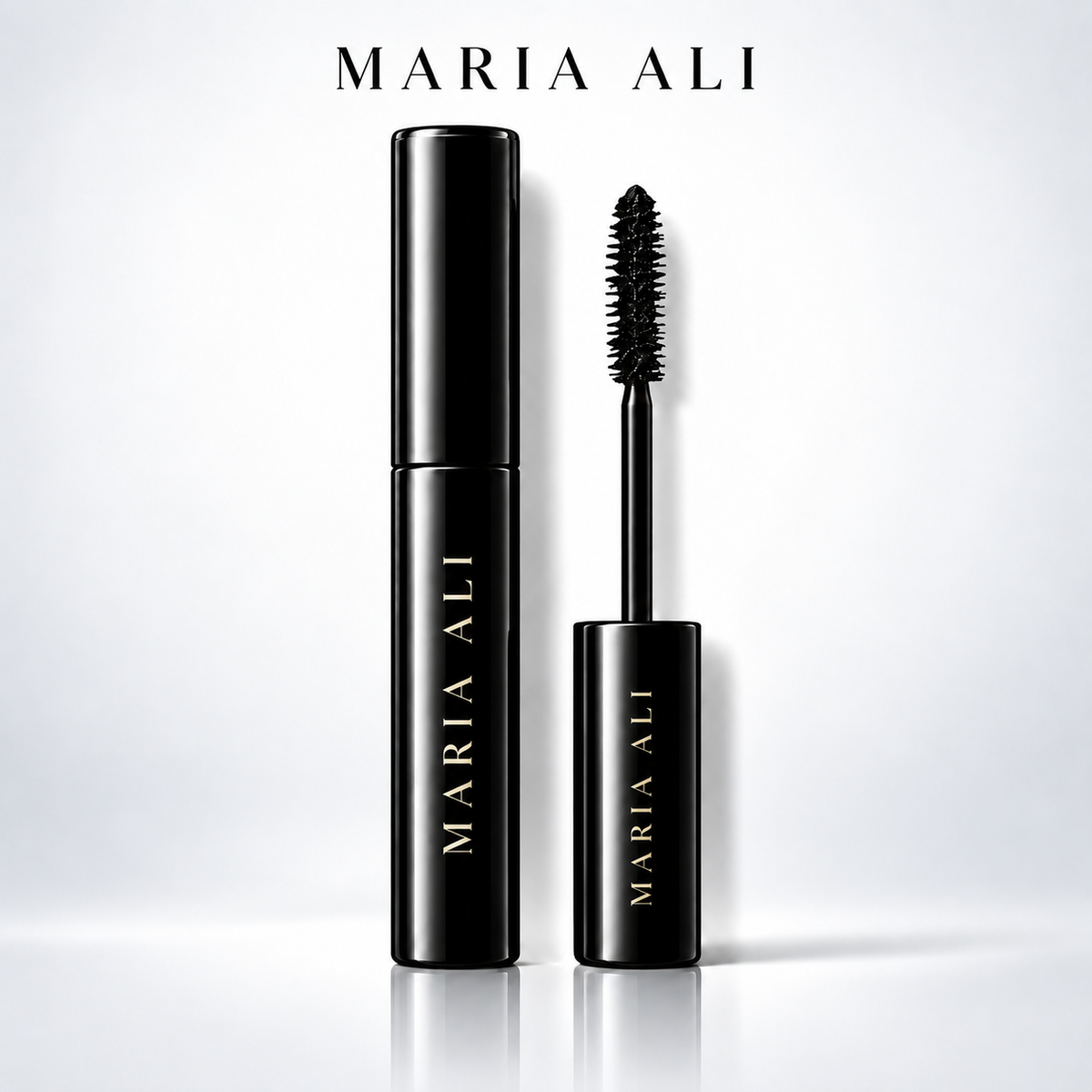 Big Gel Waterproof Mascara by MARIA ALI -Volumising & Long-Lasting 24-Hour Wear up 12x Volume Smudge-Proof Black