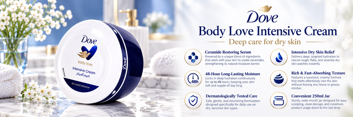 Dove Body Love Intensive Care Body Cream for Very Dry Skin | 250ml