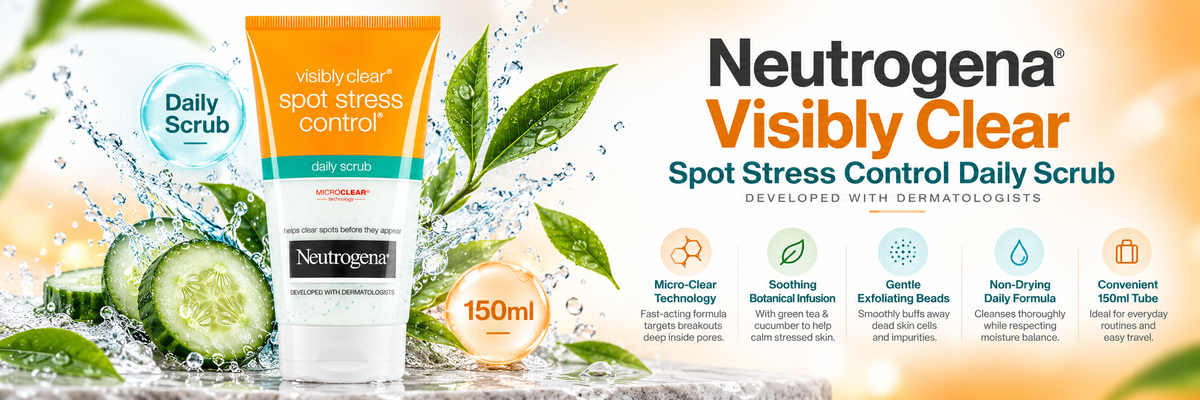 Neutrogena Visibly Clear Spot Stress Control Daily Scrub | 150ml