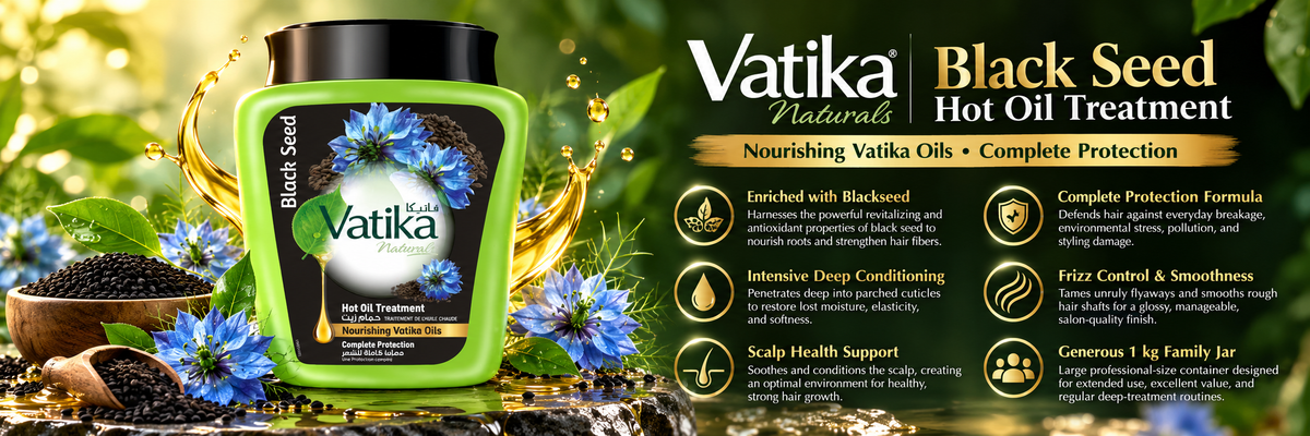 Vatika Naturals Hammam Zaith Hot Oil Treatment with Blackseed | 1 kg
