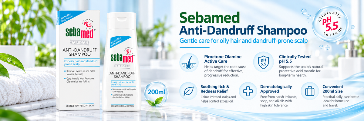 Sebamed Anti-Dandruff Shampoo | pH 5.5 Scalp Care | 200 ml
