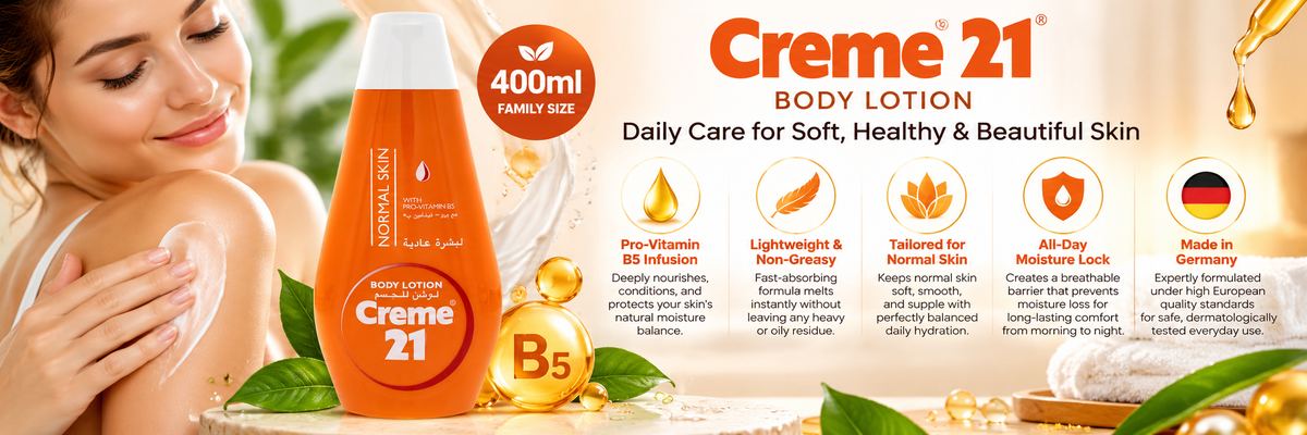 Creme 21 Lightweight Daily Moisturizing Body Lotion - 400 ml