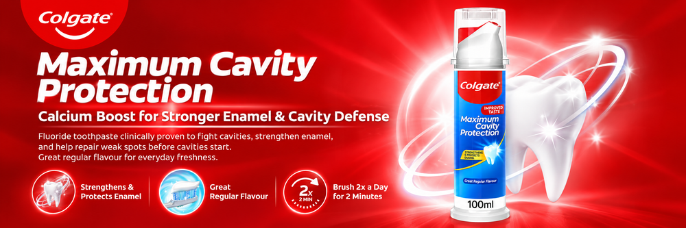 Colgate Cavity Protection Toothpaste 100ml, Pump