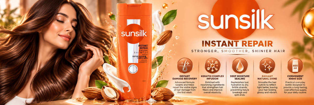 Sunsilk Instant Repair & Protect Shampoo for Damaged Hair - 400 ml