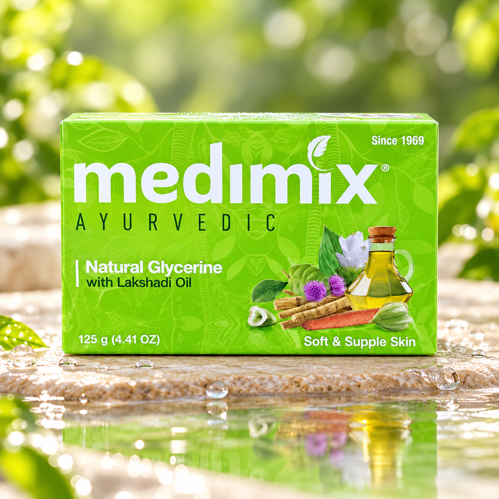 Medimix Natural Glycerine Ayurvedic Soap with Lakshadi Oil – 125g (1x10 pcs)