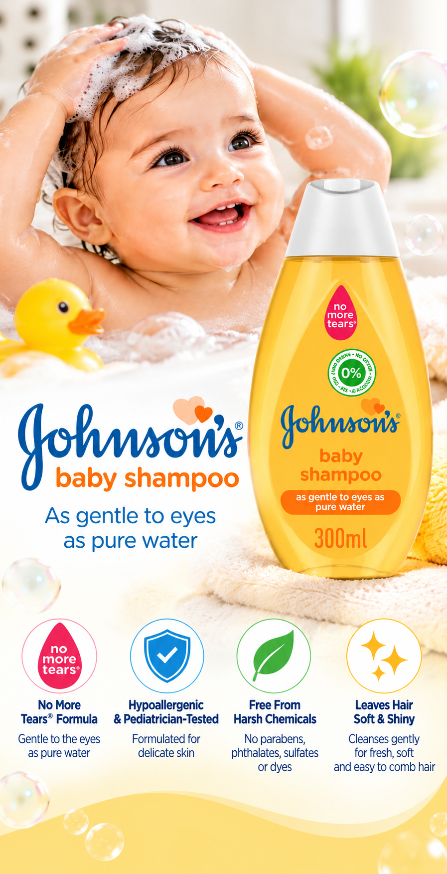 Johnson's Baby Shampoo 300 ml