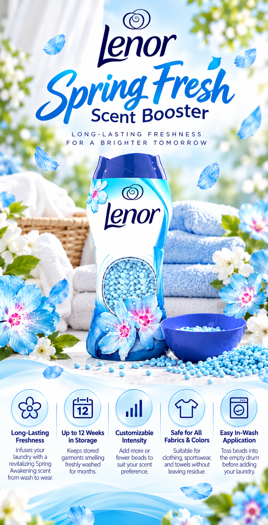 Lenor Spring Awakening Scent Booster Beads - 750g