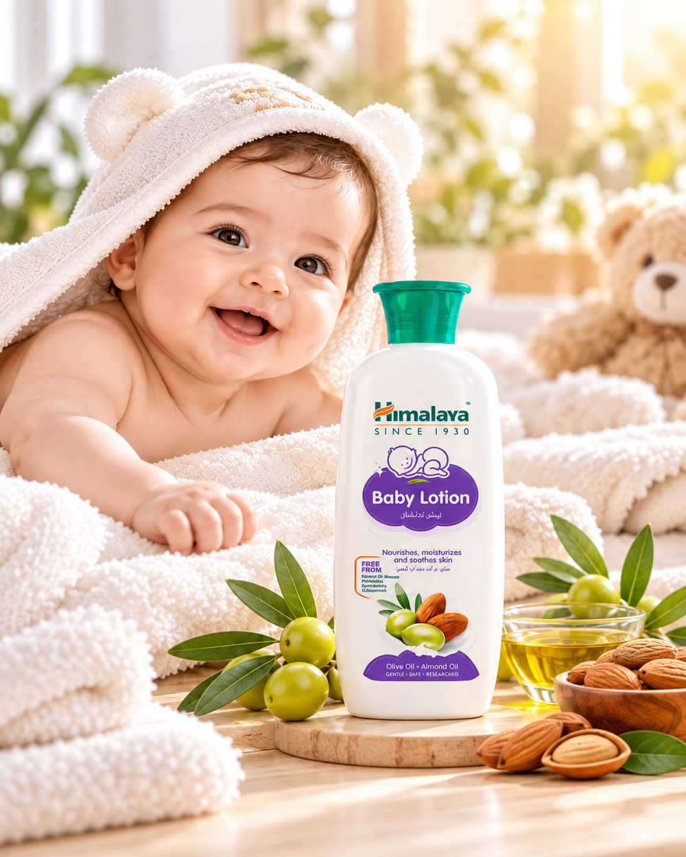 Himalaya Olive Oil & Almond Oil Baby Lotion | 400ml