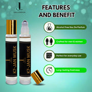 Jan London Jan Musk Non-Alcoholic Vegan Attar Roll-On Perfume Oil 10ml