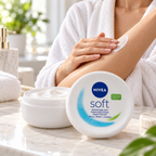 NIVEA Soft Moisturizing Cream for Face, Body & Hands – 300ml (1x3 pcs)