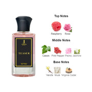 Jan London Teaser 50ml Eau de Parfum Seductive Floral Fruity Fragrance