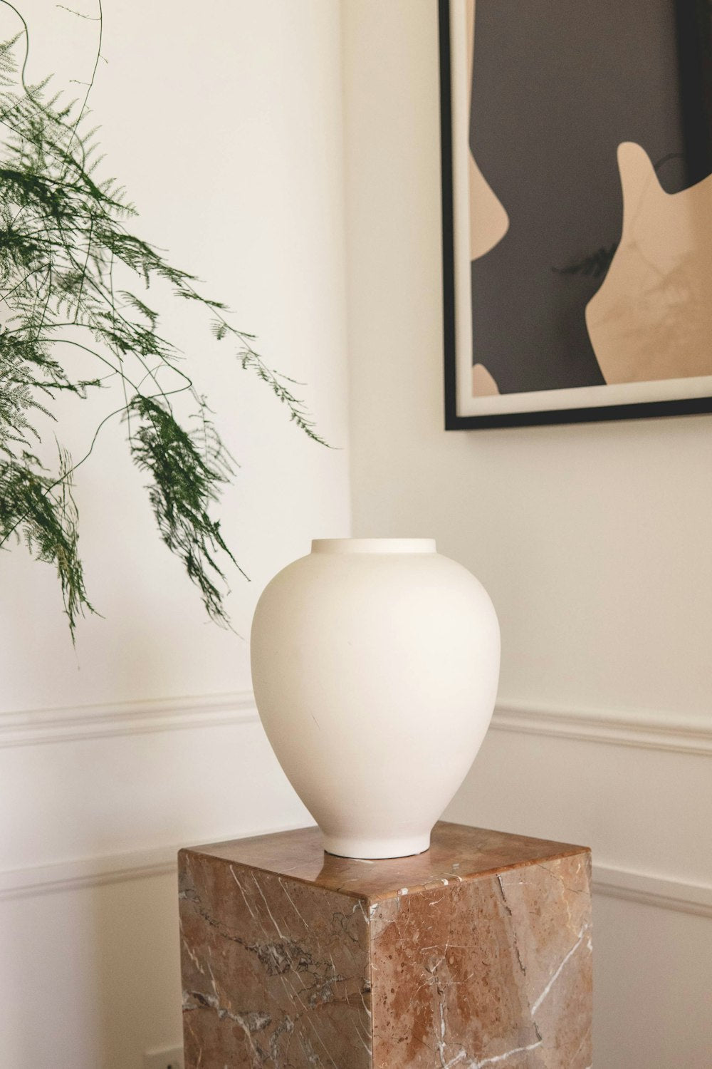 Minimalist Matte Ceramic Vase