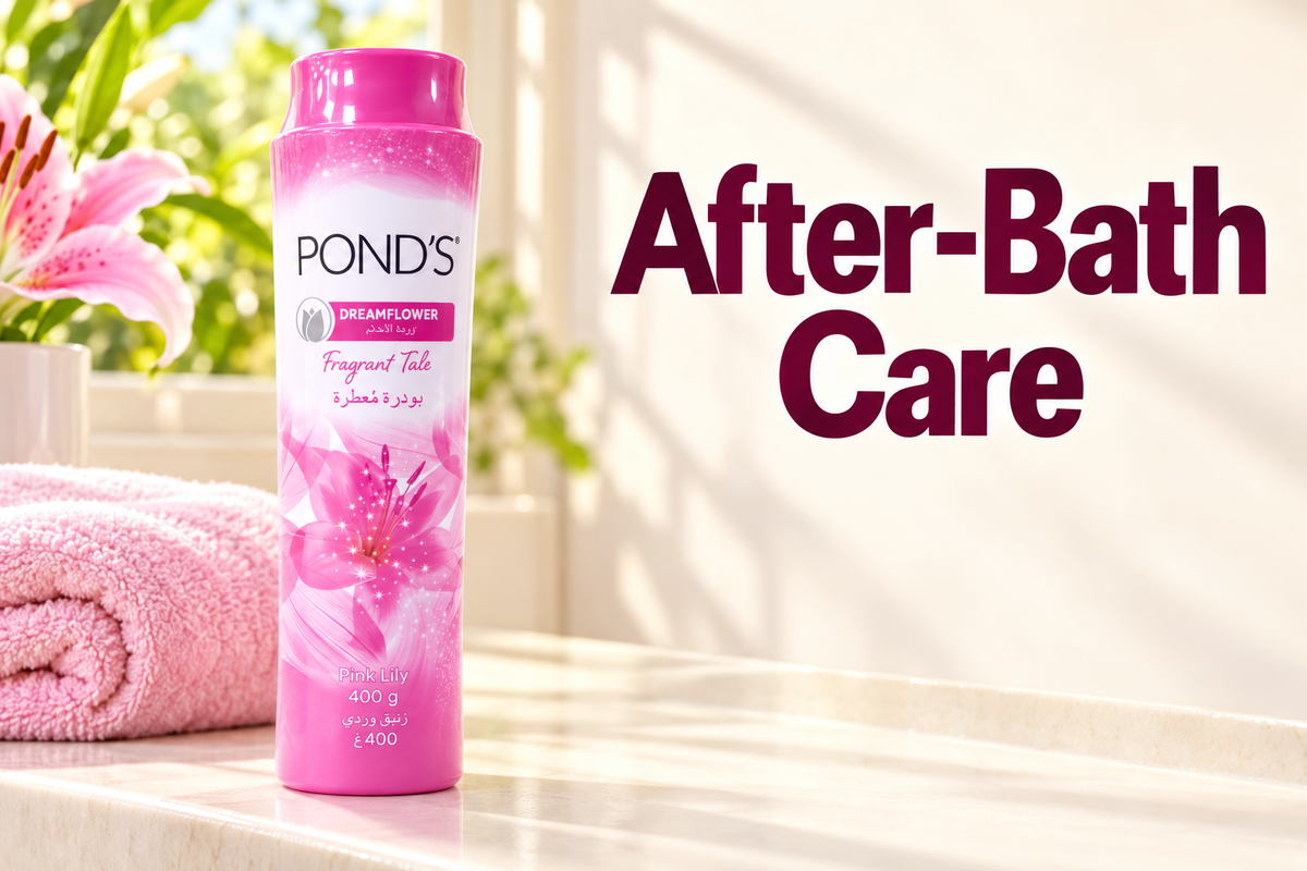 Pond’s Dreamflower Fragrant Talc – Pink Lily, 400 g  (1x3pcs)