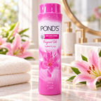 Pond’s Dreamflower Fragrant Talc – Pink Lily, 400 g  (1x3pcs)