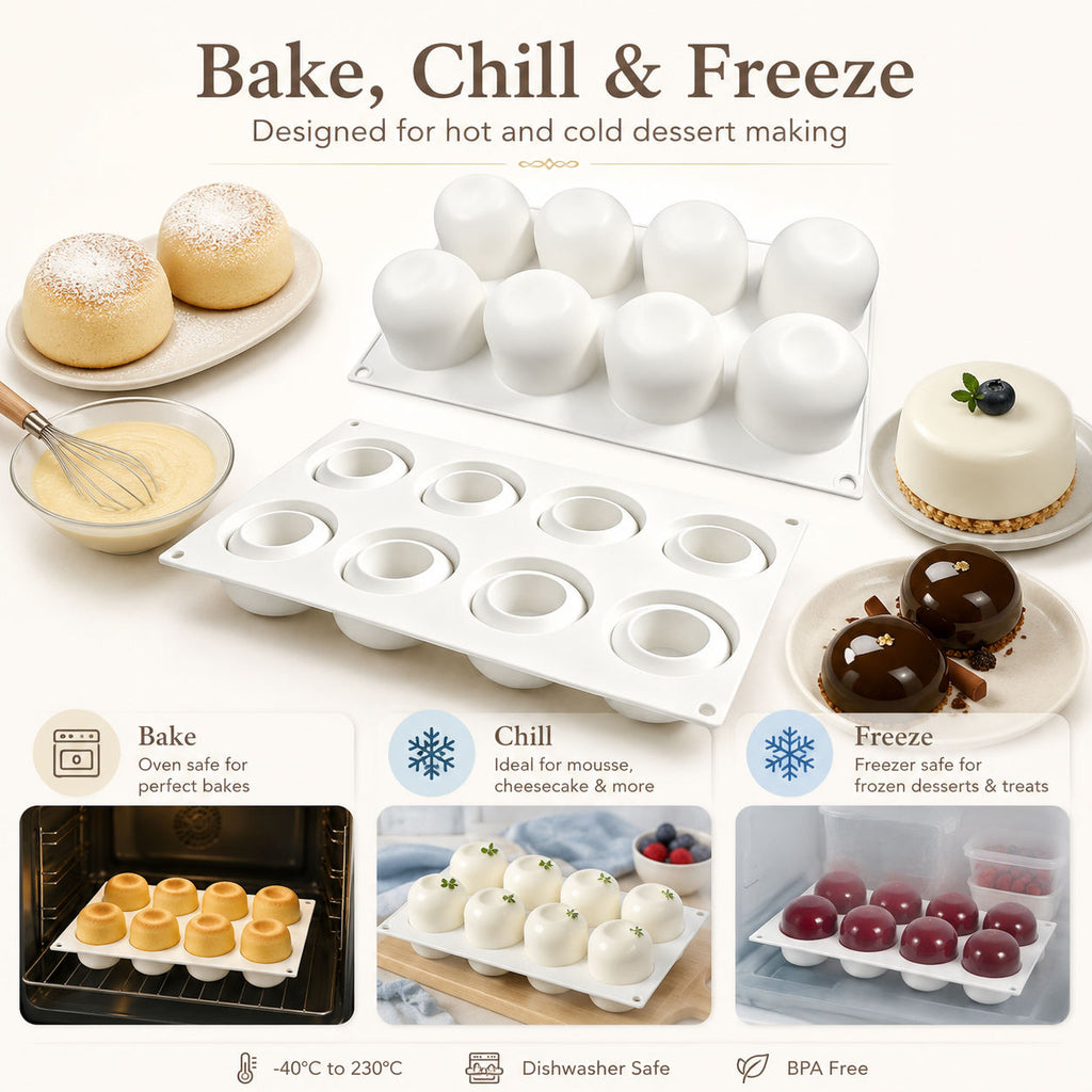 Apple Silicone Mold – 3D Baking Tool for Cakes, Cookies & Chocolate - photo 3