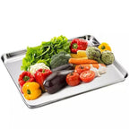 Oven Baking Tray Stainless Steel Sheet Pan for Bread and Cake - photo 4