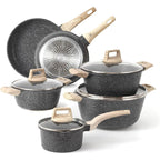 Granite Cookware Set - Nonstick Cooking Pots and Pans for Kitchen - photo 2