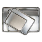 Stainless Steel Baking Tray - Oven Safe Kitchen Bakeware Pan - photo 2