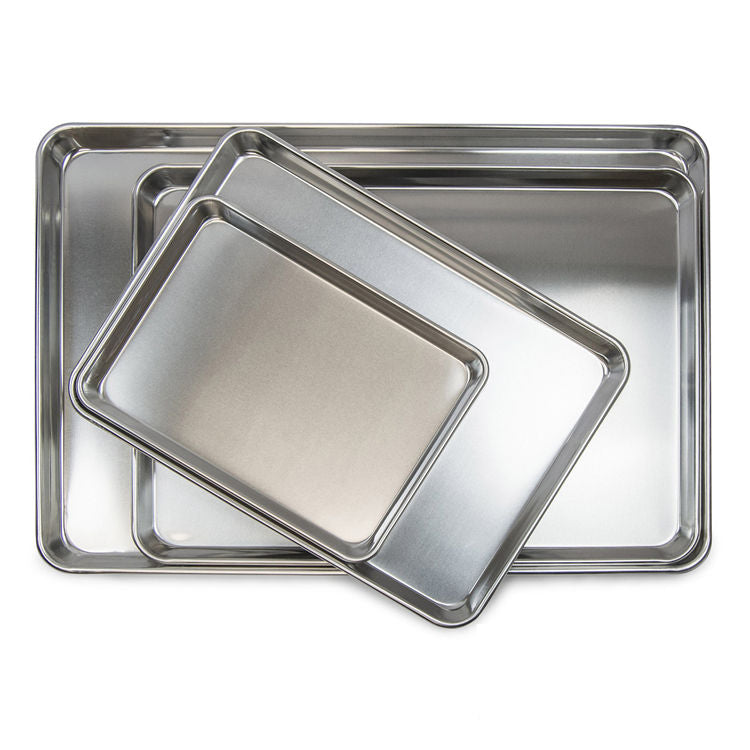 Stainless Steel Baking Tray - Oven Safe Kitchen Bakeware Pan - photo 2