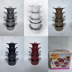 Non-Stick Cookware Set 10Pcs - Aluminum Cooking Pots for Kitchen - photo 1