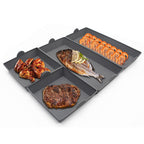 Silicone Divided Baking Dish 4-in-1 Non-Stick Oven Baking Tray - photo 1