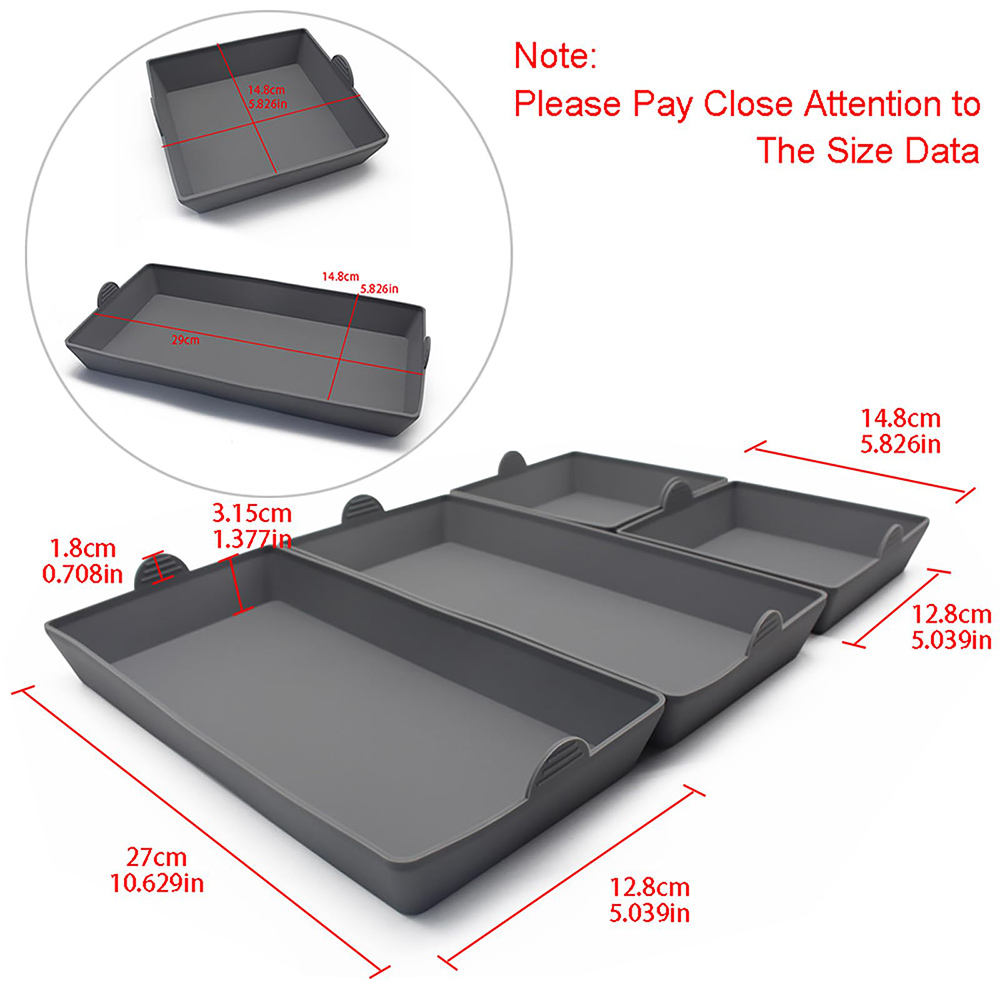 Silicone Divided Baking Dish 4-in-1 Non-Stick Oven Baking Tray - photo 3