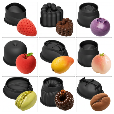 3D Silicone Baking Mold for Mango Coffee Bean Peach Pistachio Shapes - photo 1