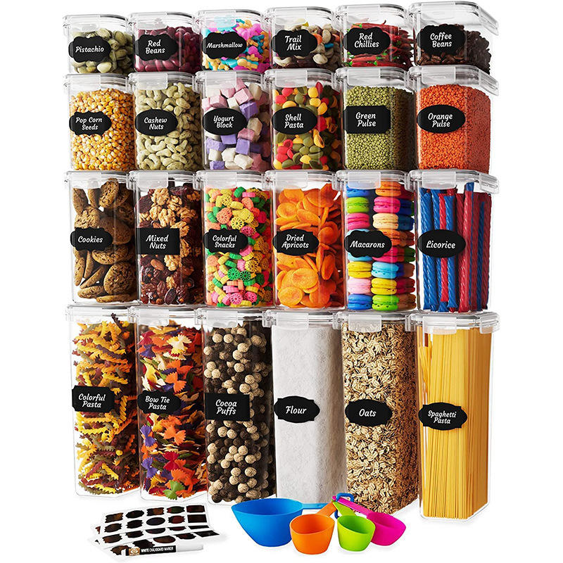 Sealed Kitchen Storage Jars Set for Cereal, Snacks and Pantry Food - photo 2