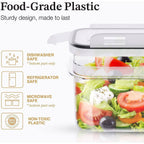 Sealed Kitchen Storage Jars Set for Cereal, Snacks and Pantry Food - photo 3