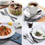 Cutlery Set Stainless Steel Knives Forks Spoons With Gift Wood Box - photo 2