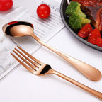 Cutlery Set Stainless Steel Knives Forks Spoons With Gift Wood Box - photo 4