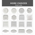 White Ceramic Dinner Plate - Classic Round Plate for Kitchen & Dining - photo 1