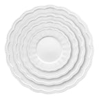 Dinner Plate White Ceramic Porcelain Table Setting for Weddings - photo 1