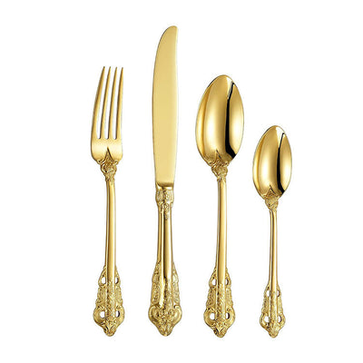 Gold Plated Flatware Set - Luxury Cutlery for Weddings & Home - photo 1