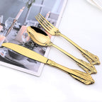 Gold Plated Flatware Set - Luxury Cutlery for Weddings & Home - photo 3