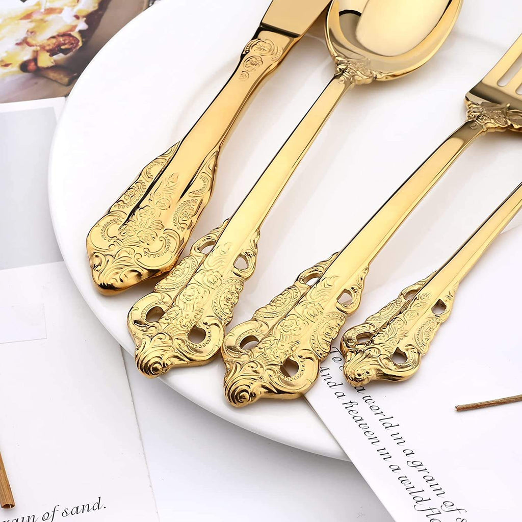 Gold Plated Flatware Set - Luxury Cutlery for Weddings & Home - photo 4